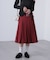 タックプリーツミディスカート