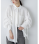 袖シャーリングオーバーシャツ
