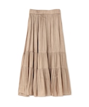 シャイニーティアードスカート