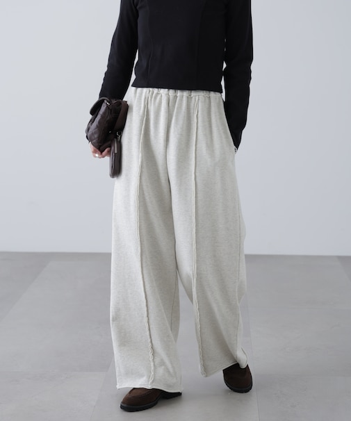 ワイドストレートスウェットパンツ
