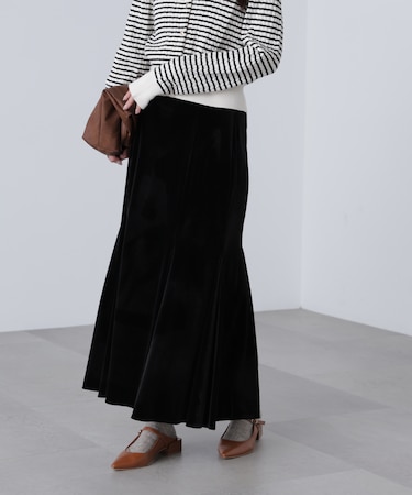 ベロアマーメイドスカート