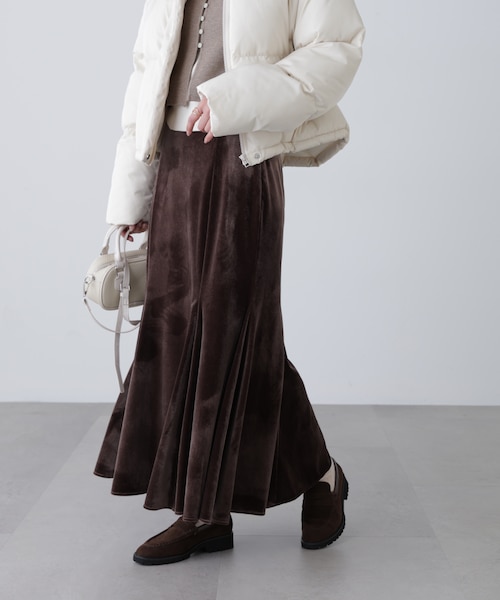 ベロアマーメイドスカート｜フリーズマートの通販｜&mall（アンド