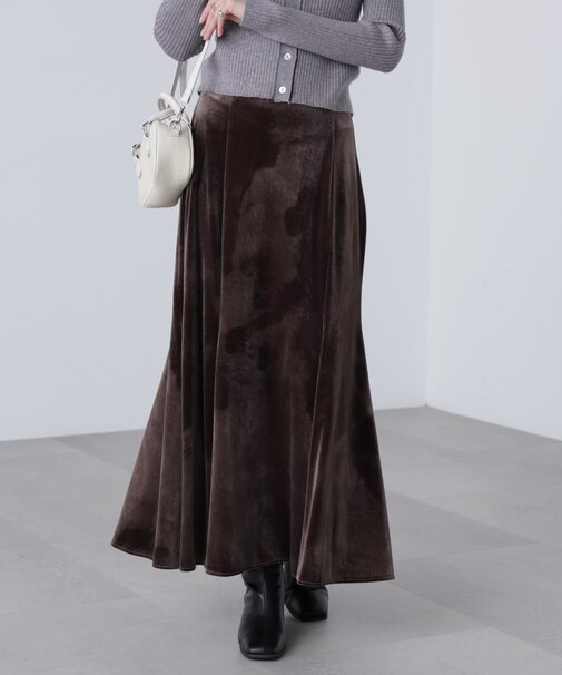 ベロアマーメイドスカート