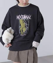 ロックプリントスウェット