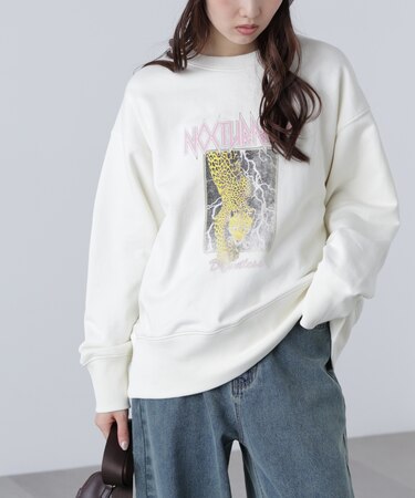 ロックプリントスウェット
