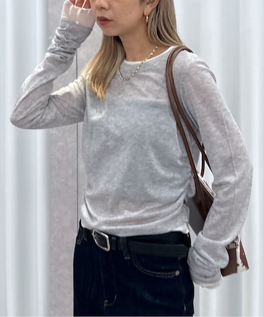 シアーテレコレイヤード風カットソー