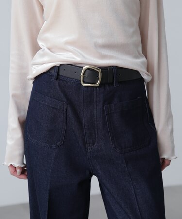 ワイドバックルベルト