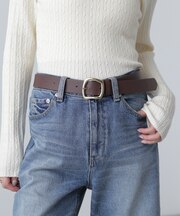 ワイドバックルベルト