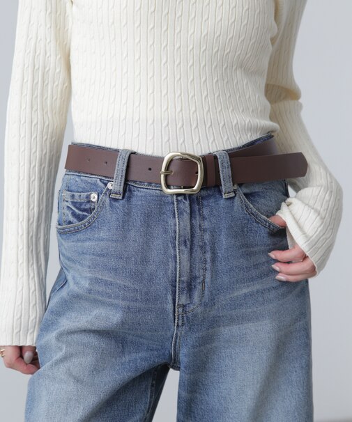 ワイドバックルベルト