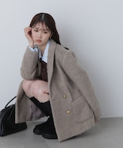 シャギーダブルジャケット