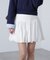 インナーパンツ付きナチュラルコットンバルーンミニスカート
