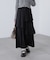 ランダムプリーツティアードスカート