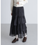 シャイニーフリルティアードスカート
