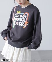 〈パワーパフガールズ〉プリントスウェット