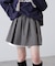 インナーパンツ付レイヤードフレアミニスカート
