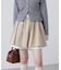 インナーパンツ付レイヤードフレアミニスカート