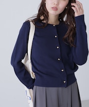 ハートボタンニットカーディガン