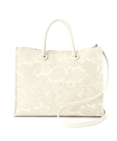 エンボスペイズリーバッグ