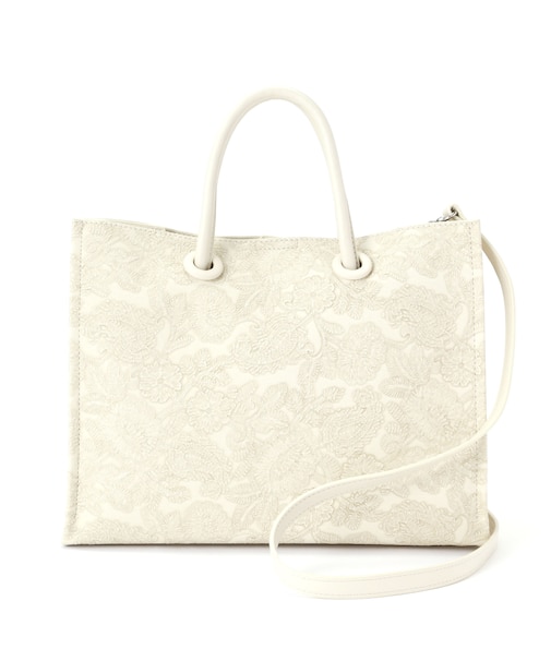 エンボスペイズリーバッグ