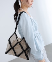 パッチワークビニールトートバッグ