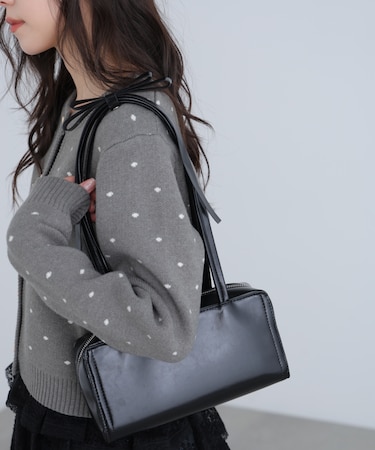 リボンショルダーバッグ