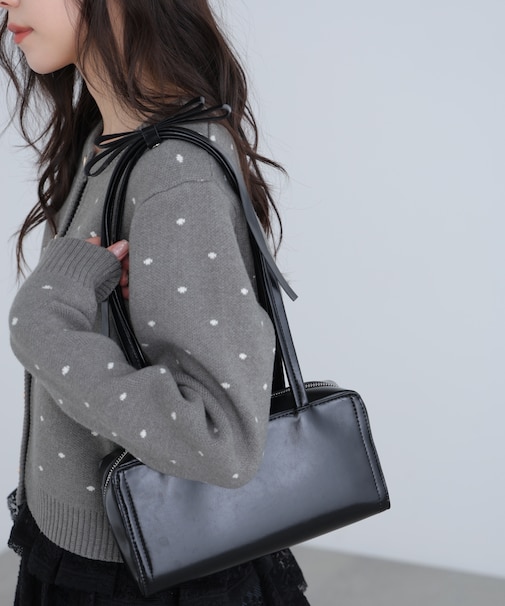 リボンショルダーバッグ