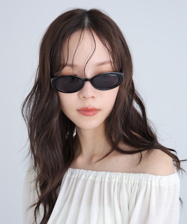 オーバルサングラス