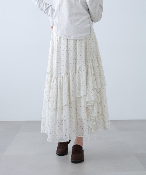アソートイレヘムフリルスカート