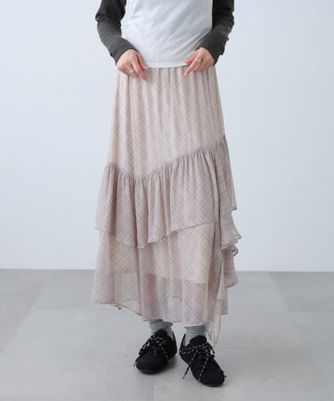 アソートイレヘムフリルスカート