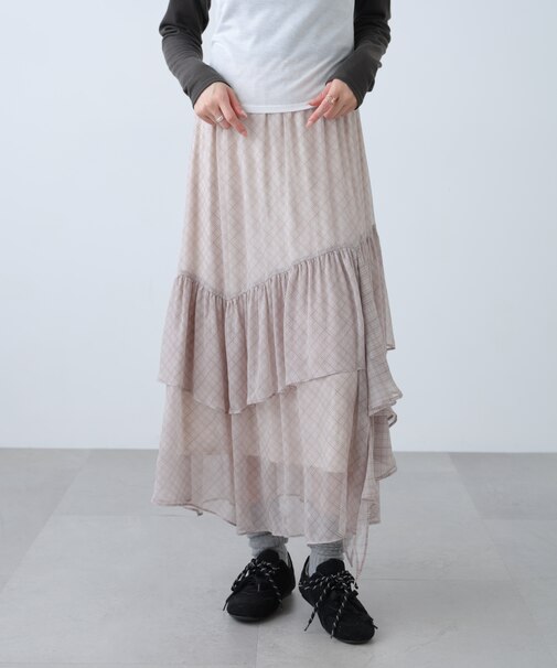 アソートイレヘムフリルスカート