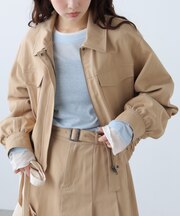 〈セットアップ対応〉ショート丈ブルゾン