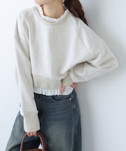 フリルドッキングスウェット