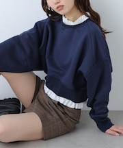 フリルドッキングスウェット