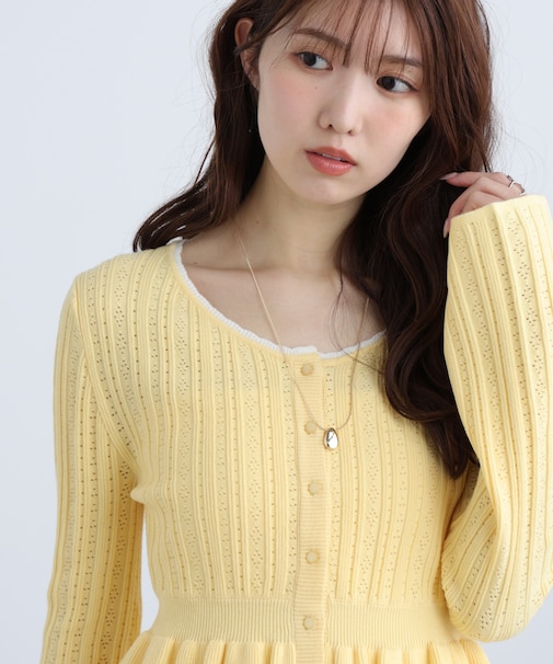 ビーンロングネックレス