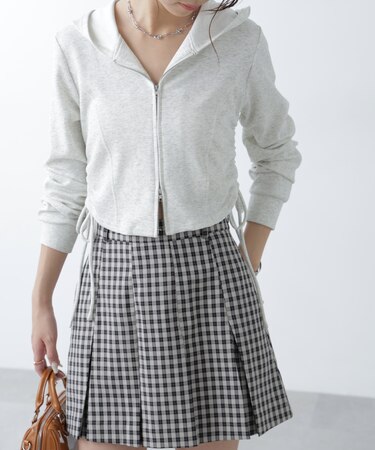 サイドドロストコンパクトパーカー