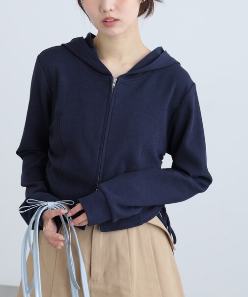 サイドドロストコンパクトパーカー