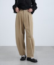 [低身長サイズ／Sシリーズ]ウォッシュドチノカーブパンツ