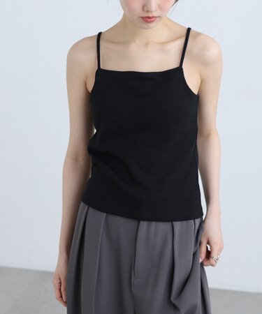 バッククロスカップ付きキャミソール