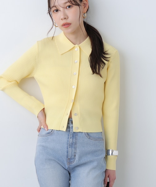 きらきらボタンニット〈MFM〉