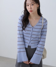 キャミレイヤードニットカーディガン