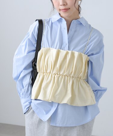 シャイニーキャミソールビスチェ