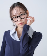 太フレームボストンサングラス＆メガネ