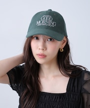 ロゴ刺繍キャップ