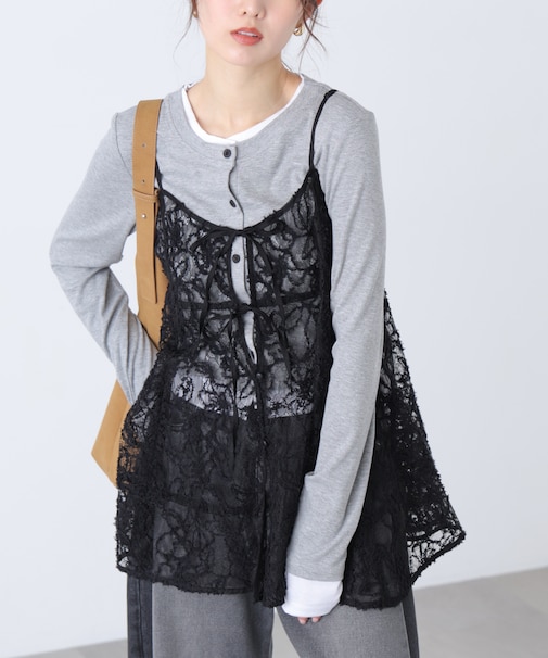 レースキャミチュニック