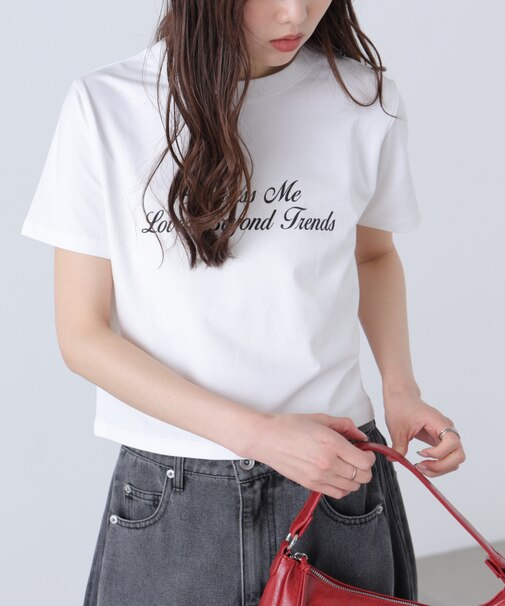 ロゴプリントコンパクトＴシャツ