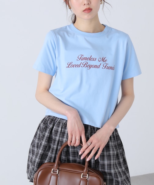 ロゴプリントコンパクトＴシャツ
