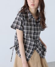 ドロストチェックシャツ