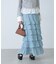 フリルティアードナロースカート