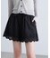 コットンレースキュロットショートパンツ