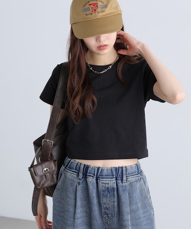 USAコットンクルーネックTシャツ